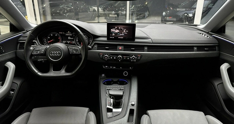 Audi A5 cena 122900 przebieg: 93543, rok produkcji 2018 z Kobyłka małe 781